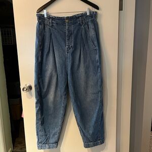 We the Free Ridley Pull-On Barrel Jeans